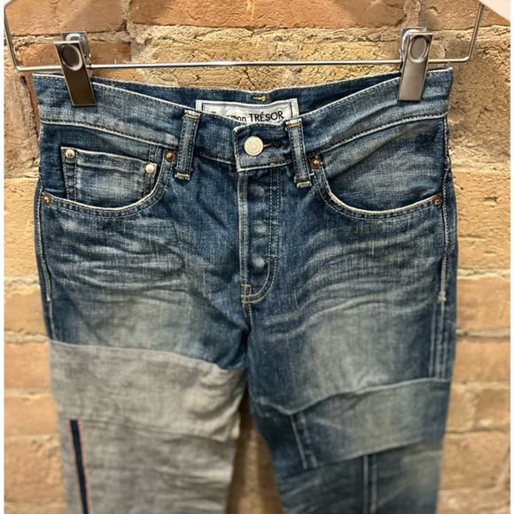 Tu es mon Tresor
Reverse patchwork antique jeans
 Sz 0 - Picture 10 of 10